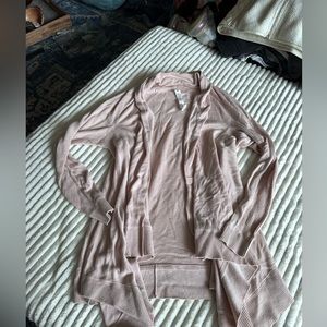 Lululemon pink cardigan